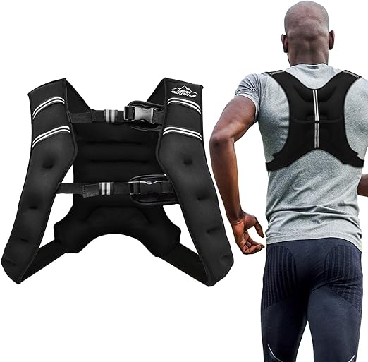Aduro Sport Weighted Vest Workout Equipment, 4lbs/6lbs/12lbs/20lbs/25lbs/30lbs Body Weight Vest for Men, Women, Kids