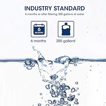 MARRIOTTO Refrigerator Water Filter Compatible with Whirlpool W10295370A, EDR1RXD1, WHR1RXD1, KAD1RXD1, Filter 1, W10295370, P4RFWB, P8RFWB2L, 46-9930, 46-9081 Refrigerator Water Filter  Pack of 2