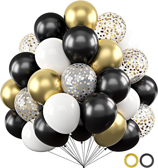 Red and White Balloons, 50 PCS 12 Inch Latex Balloon for Birthday Christmas Anniversary Wedding Party Decorations