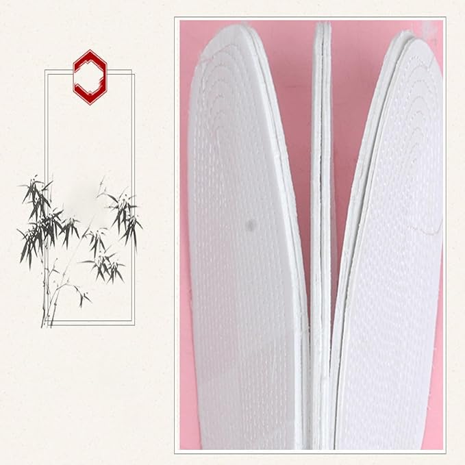 Cotton Insole in Summer, Sweat-Absorbing, Breathable, Mille-feuille Insole