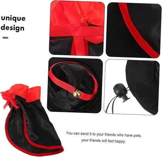 3 Sets Halloween Cape Dog Vampire Costume Halloween Cat Costume Hamster Tunnels and Tubes Dog Vampire Cape Party Dog Outfit Holiday Dog Coat Halloween Dog Cosplay Polyester