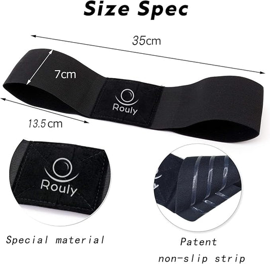 Golf Swing Trainer Aid,Swing Correcting Arm Band, Swing Easy Black