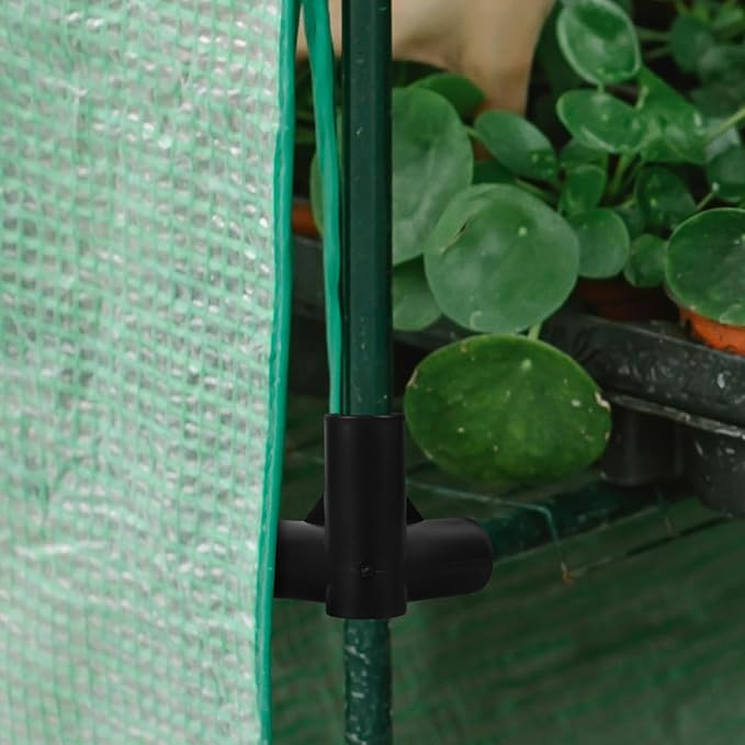 3 Way 20mm Elbow: PVC Fitting Build Elbow Corner Connector for Greenhouse Frame Grape Trellis Sunscreen Shed Gardening,10 pcs