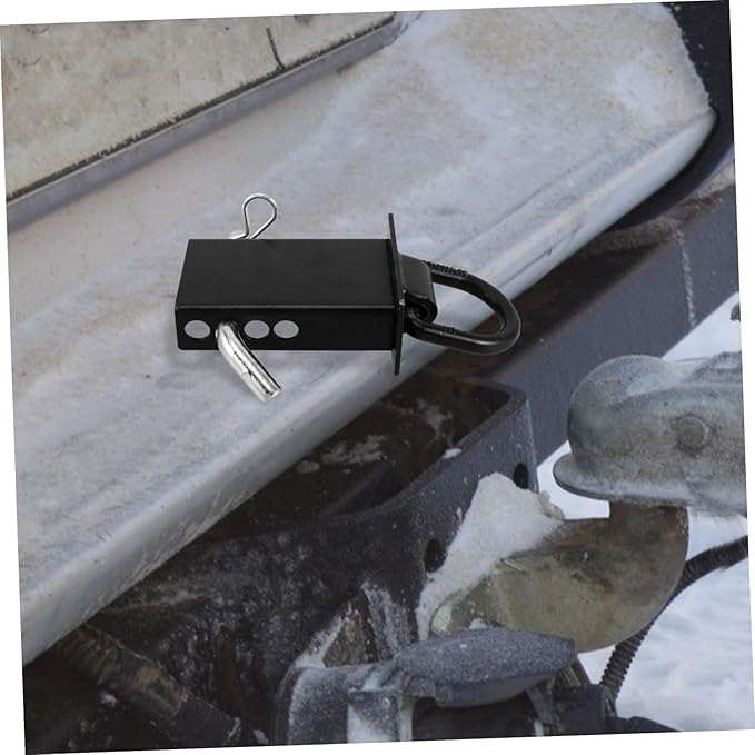 Zerodeko Heavy Duty D Rings for Trailer Tie Downs Durable Stake Pocket Anchors for Secure Cargo Attachment Versatile Metal Lashing Rings for Trucks and Trailers Wear Design