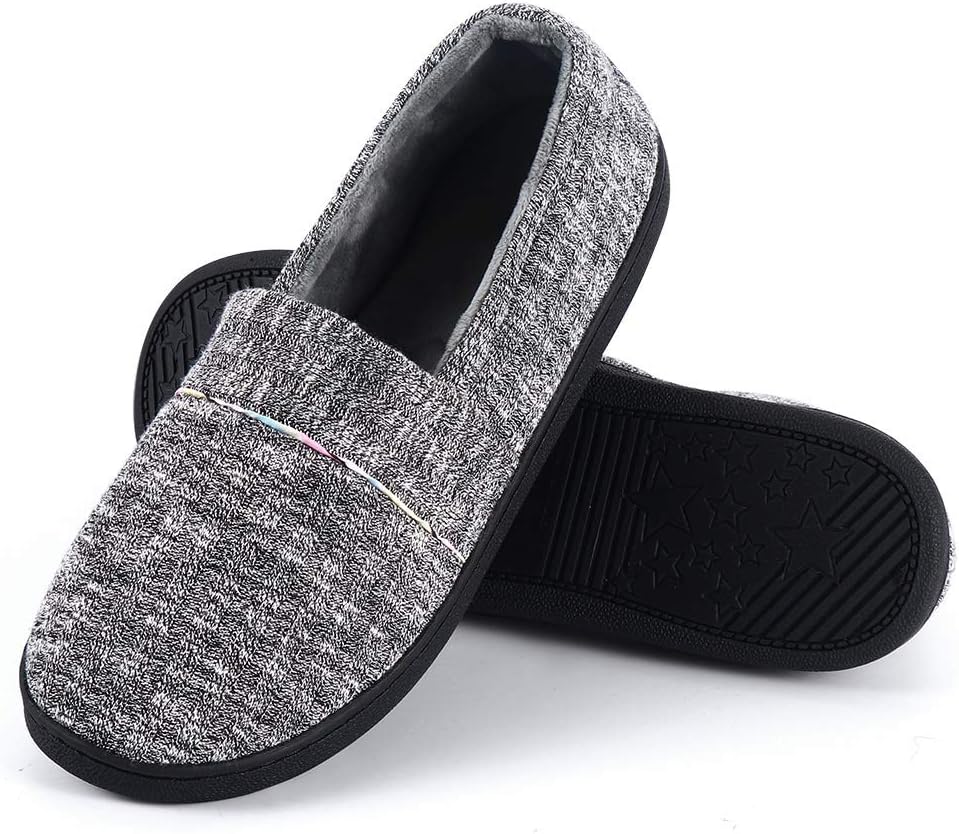 Size 5-6 Urbancolor Women Washable Closed Back Indoor Slippers Anti-Slip House Slipper Breathable Home Shoes