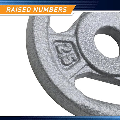 Marcy Classic 1" Cast Iron Standard Grip Plates - 2.5lb