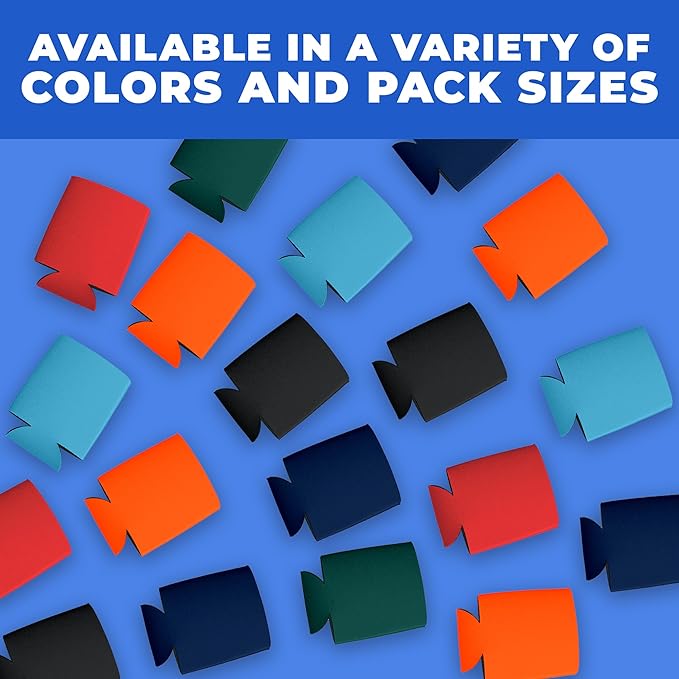 Kan-Tastic 25 units Cooler and can holder Green Soft and flexible foam that keeps beer, soda, water fresh and fresh Ideal for custom designs for
