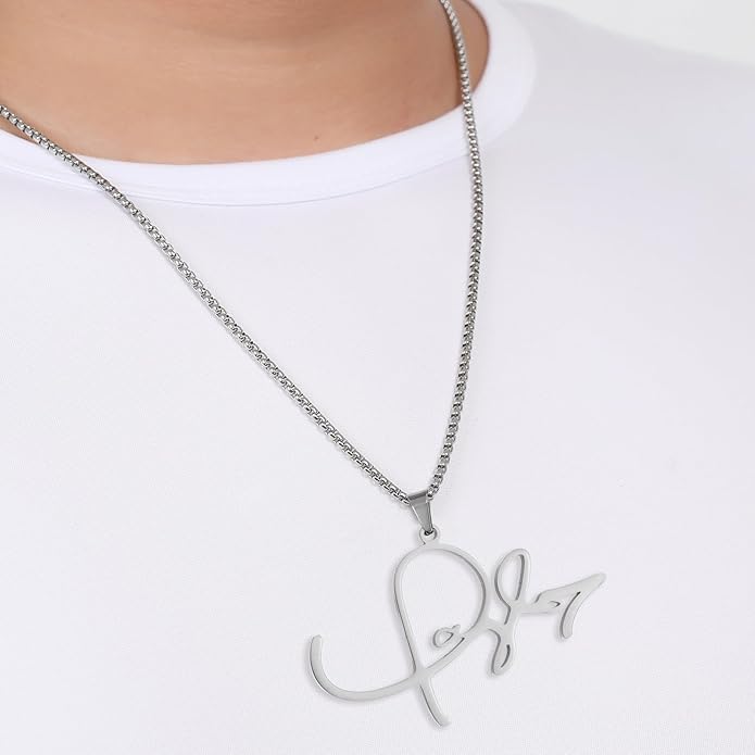 Album Song Title Necklace for Men, TS Inspired Necklace for Music Lover, Singer Fans Gifts Necklace for Boys