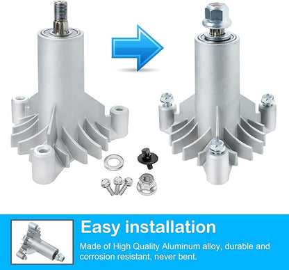 130794 532130794 Spindle Assembly Fits for Husqvarna Craftsman AYP Riding Mowers  Tractors 36" 38" and 42" Deck 285-456 LT1000 CT130 CTH150