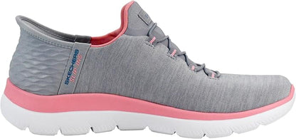 Skechers Women's Bobs Squad - Tough Talk Sneakers | Slip-ins, Heel Pillow holds your foot secure, Air-Cooled Memory Foam Insole, Machine washable, Flexible traction outsole