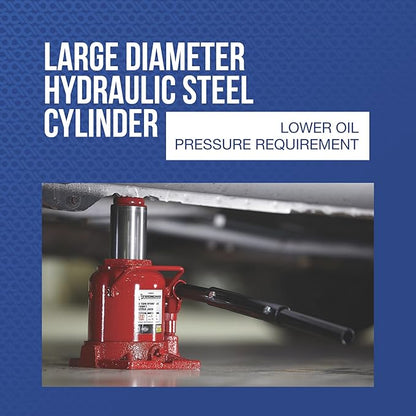 Strongway 20-Ton Hydraulic Stubby Bottle Jack