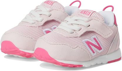New Balance Kid's 515 V1 NEW-B Hook & Loop Sneaker, Rose Sugar/Dragon Berry, 2 M Infant