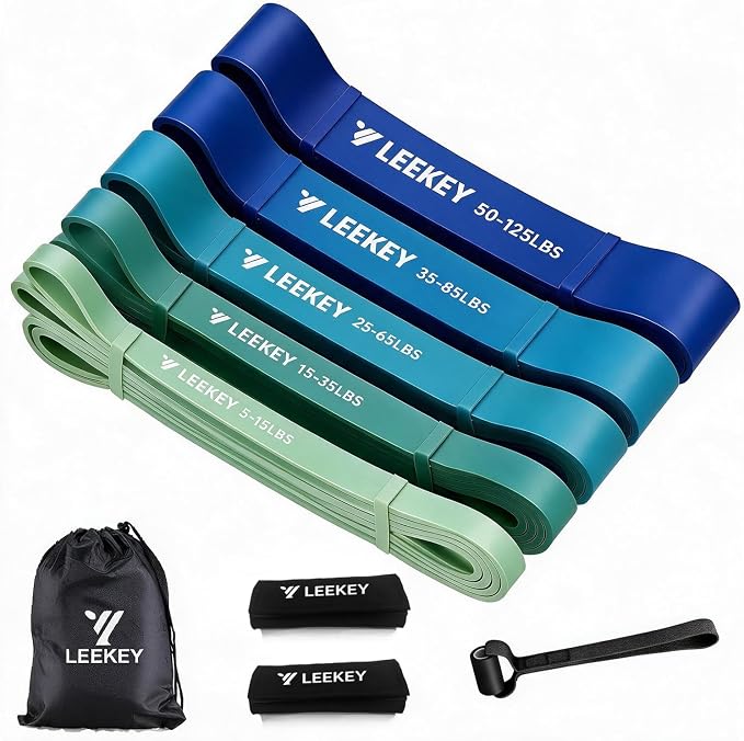 Resistance Bands for Pull Up Assist, Exercise & Workout Bands Set Long resistance bands for pull up assist, strength training, physical therapy, stretching, home gym