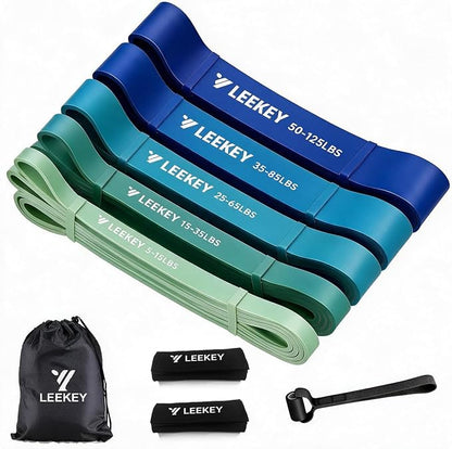 Resistance Bands for Pull Up Assist, Exercise & Workout Bands Set Long resistance bands for pull up assist, strength training, physical therapy, stretching, home gym