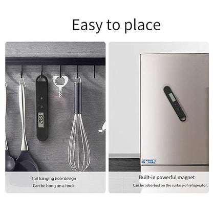 Instant Read Meat Thermometer for Cooking Grill and Barbecue Griddle Waterproof Backlight & Calibration for Food Oven Air Fryer Accessories Kitchen Essentials Stocking Stuffer Gifts