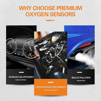 1Pcs Oxygen O2 Sensor Compatible with 1990-2014 F150 F250 F350 OE15717, 15716, 15718, 15719