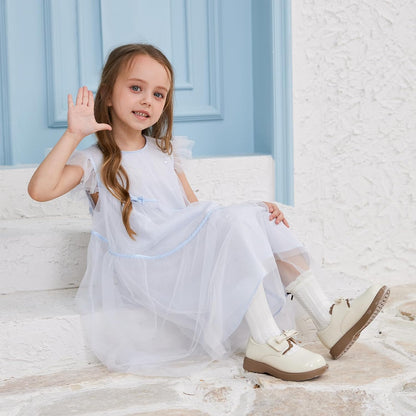 Size 12 Little Kid, Balabala Toddler Girls School Dress Shoes, Mary Jane Flats, Uniform | Toddler, Little Girls, Dress Shoes, School Shoes, Ballet Shoes, Mary Jane Flats, Party Shoes, Wedding Shoes, Uniform Shoes