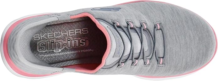 Skechers Women's Bobs Squad - Tough Talk Sneakers | Slip-ins, Heel Pillow holds your foot secure, Air-Cooled Memory Foam Insole, Machine washable, Flexible traction outsole