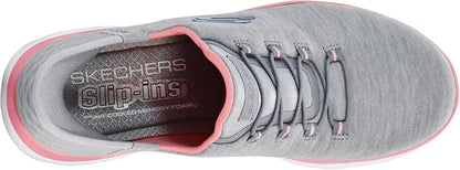 Skechers Women's Bobs Squad - Tough Talk Sneakers | Slip-ins, Heel Pillow holds your foot secure, Air-Cooled Memory Foam Insole, Machine washable, Flexible traction outsole