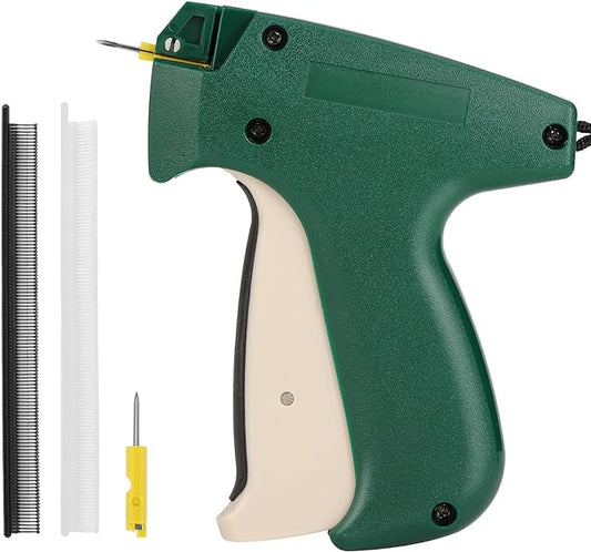 Tagging Gun for Clothing, Fine Stitch Mini Stitch Gun for Clothes,Stitch Quick Clothing Fixer Sewing Quilting Hemming Quick Stitch with 2 Needles,1500 Black  1500 White Micro Fasteners