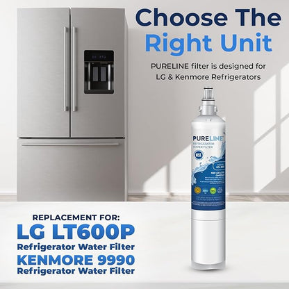 Pureline LT600P LG-Compatible Refrigerator Water Filter