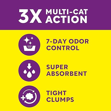 Scoop Away Multi-Cat Clumping Cat Litter, Scented, 14 Pounds (Package May Vary)