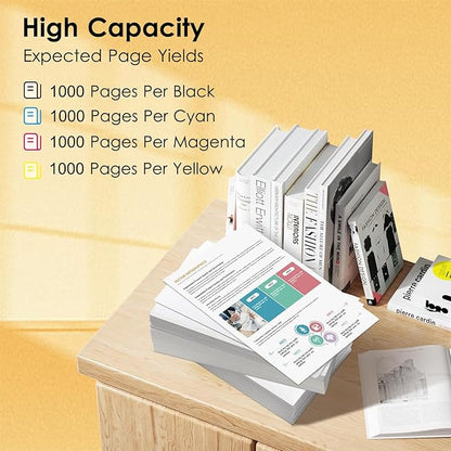822xl Black Remanufactured Ink Cartridges Combo Pack Replacement for Epson 822 XL Use with Workforce Pro WF-3820 WF-3823 WF-4820 WF-4830 WF-4833 WF-4834 (2 Black)