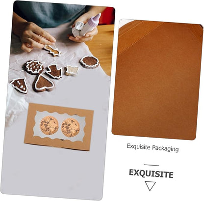 PRETYZOOM 5Pcs Windowed Pastry Boxes for Baked Goods Elegant Cookie Packaging for Cookies Desserts Candies Versatile Bakery Boxes with Display Window