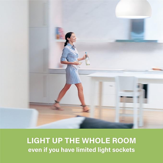 Sigalux Light Bulbs 100 Watt Equivalent LED Bulbs, A19 Daylight Standard Light Bulbs 5000K White,Non-Dimmable 13W Energy Efficient Light Bulbs with E26 Medium Base,1500LM,UL Listed,6 Pack