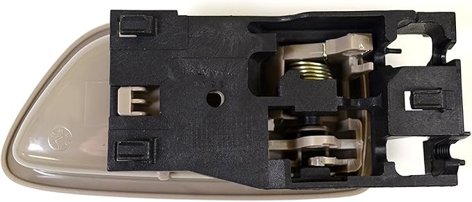 8063 FrontRear Right Passenger Side Interior Door Handle BeigeTan Compatible with 2001-2007 Toyota Sequoia; 2004-2006 Toyota Tundra (Crew Cab Only)