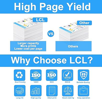 LCL Compatible Toner Cartridge Replacement for Dell 3840 S3840 S3840CDN 3845 S3845CDN 593-BCBF G7P4G High Yield (1-Pack Cyan)
