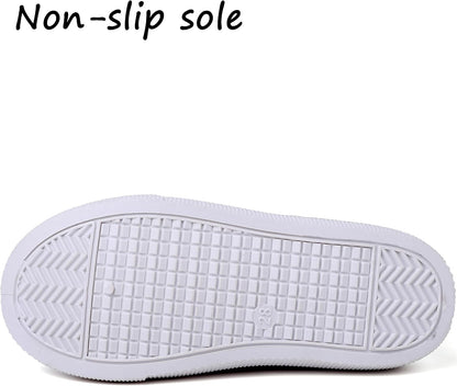 Toddler Canvas Slip-On Sneakers, White