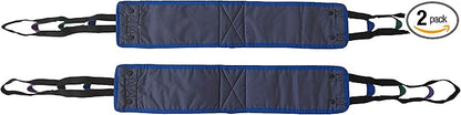 Hip Lift Sling (Large) Solid Fabric, Non-Slip Polyester Sling, Inner Thigh Cuff Compatible with Hoyer, Invacare, McKesson, Drive, Lumex, Medline, Joerns and other Patient Lifts