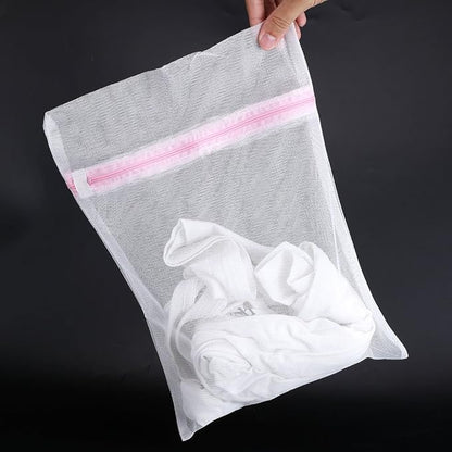 Mesh Laundry Bag with Premium, Delicate Garments Women Wash Machine Bag, Blouse, Hosiery, Stocking, Underwear, Bra (Fine Mesh 40  50cm)