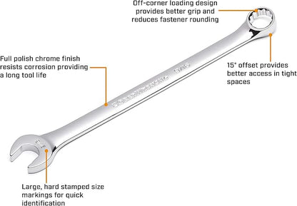GEARWRENCH 8mm 12 Point Long Pattern Combination Wrench - 81665