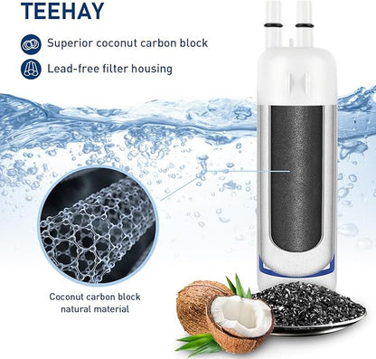 Water Filter Replacement for P8RFWB2L, P4RFKB2, P8WB2L, WHR1RXD1, W10394044, WRS588FIHZ (3 Pack)