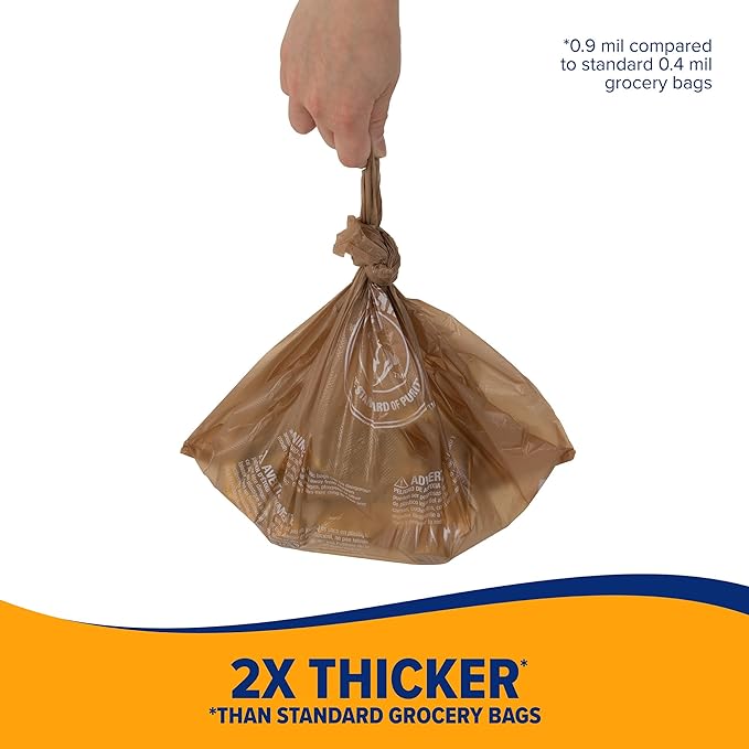 Arm and Hammer Heavy Duty Dog Waste Bags, Swivel Bin Rake Refill, 20 Count For Swivel Bin and Rake Dog Pooper Scooper, Packaging May Vary