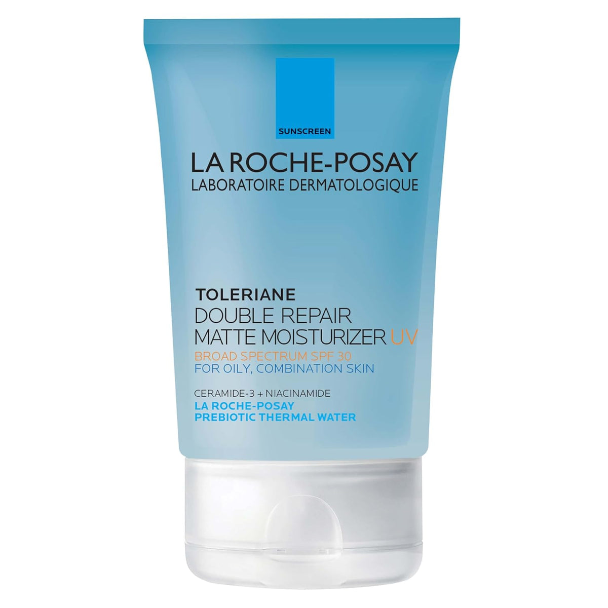 La Roche-Posay Toleriane Double Repair Matte Face Moisturizer, Daily Moisturizer For Oily Skin With Ceramide And Niacinamide For All Skin Tones, Oil Free, Non-Comedogenic, Available with SPF 30 ( No Original Box )