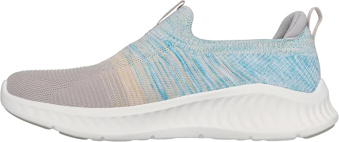Skechers Women's Go Walk Now Trisha | Air-Cooled Goga Mat Insole, Ultra Light Cushioning, Machine Washable, Stretch Knit Upper, Vegan