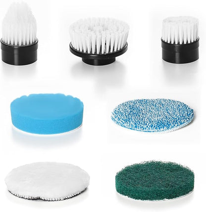 Electric Spin Scrubber 7 Pack Brush Heads, 7Pcs Replaceable Brush Heads for Electric Shower Scrubber for Cleaning