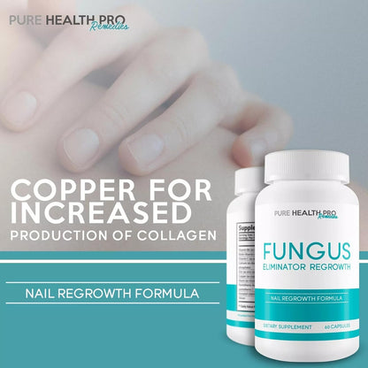 PureHealth Research Fungus Eliminator Toenail Care 60 Vegetarian Capsules