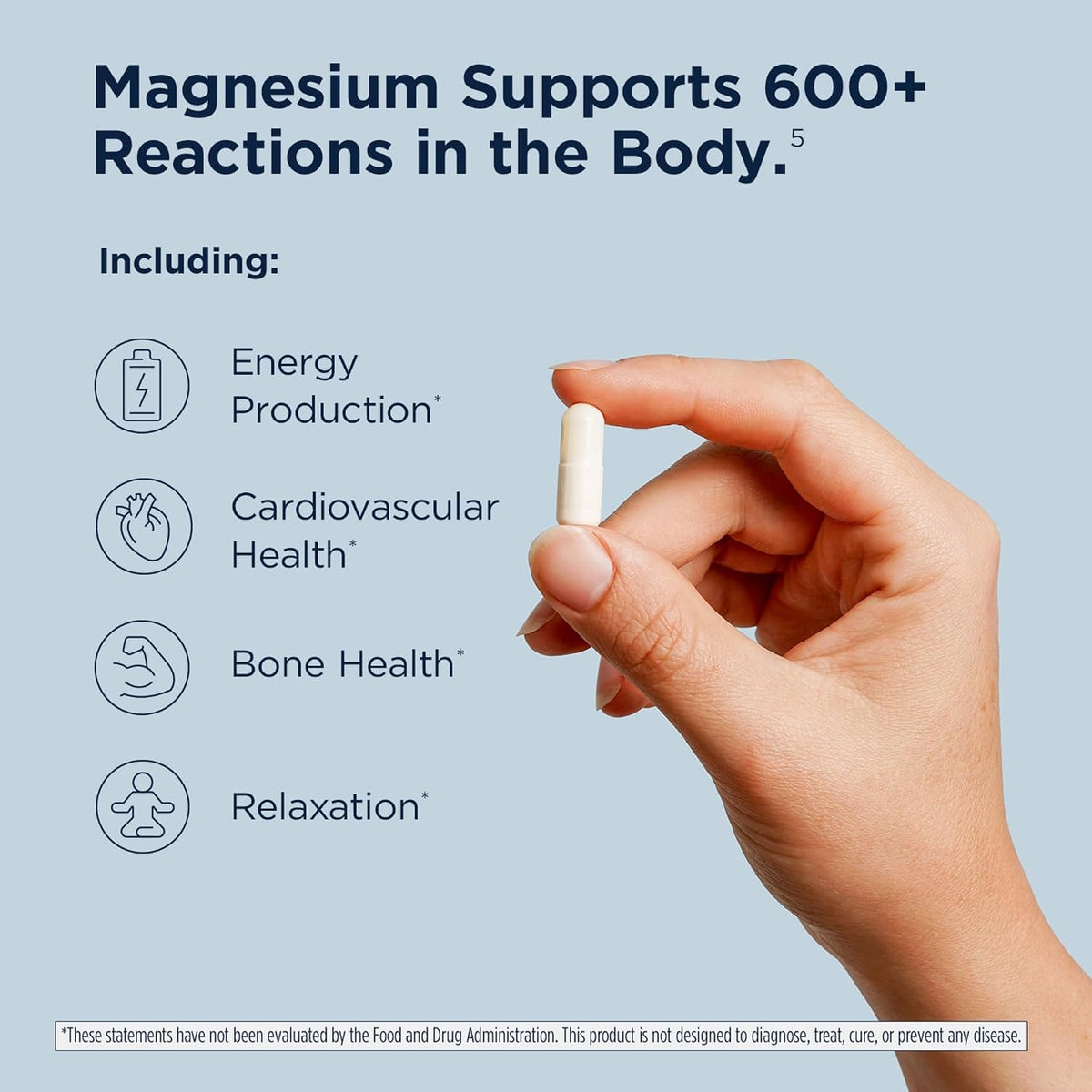Designs for Health Magnesium Glycinate Complex - Chelated Magnesium Bisglycinate + High Absorption Magnesium for Calming & Sleep, Heart Health, Immune Support & Bone Strength - Vegan (240 Capsules)