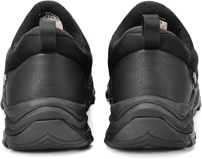 XPETI Winter Snow Casual Slip-on Loafers for Men Cocoon moc Waterproof Jungle Hiking Shoe,Easy Wear on/Off