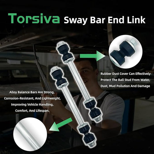 K8987 ??1PC Sway Bar End Links for Cadillac Escalade, for Chevrolet Astr Avalanche Blazer Suburban Silverado 1500 2500 3500 Tahoe K1500, for Suburban Safari Sierra Yukon Savana, for Hummer H2