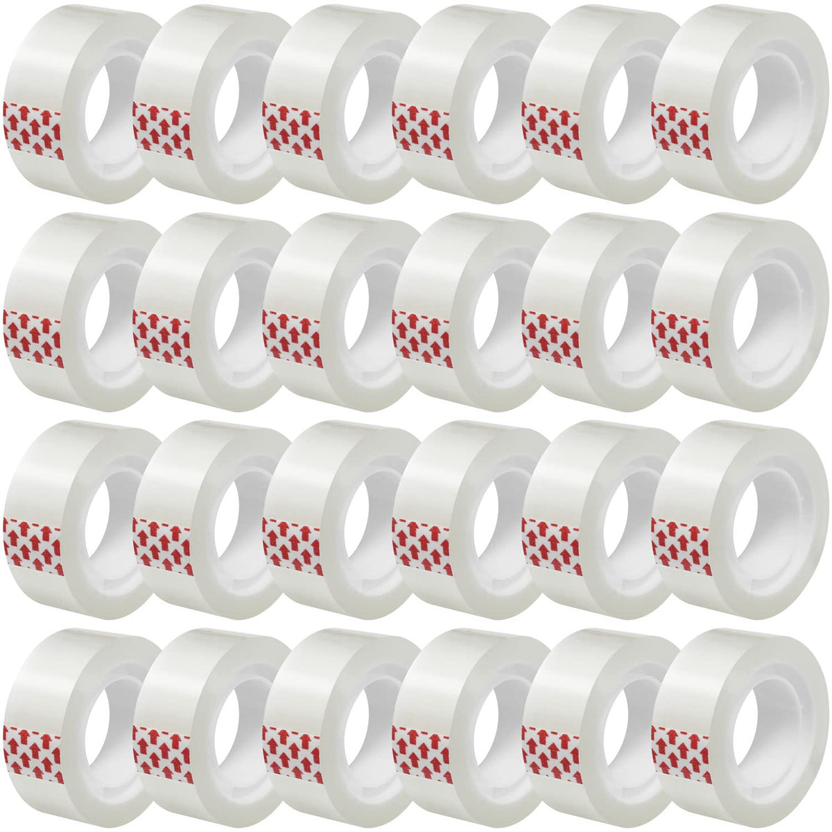 14 Rolls Transparent Tape Refills, Clear Tape, 3/4 x 800 Inches, Glossy Gift Wrapping Tapes for Dispenser, Office, School, Home