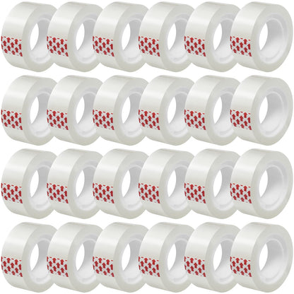 14 Rolls Transparent Tape Refills, Clear Tape, 3/4 x 800 Inches, Glossy Gift Wrapping Tapes for Dispenser, Office, School, Home