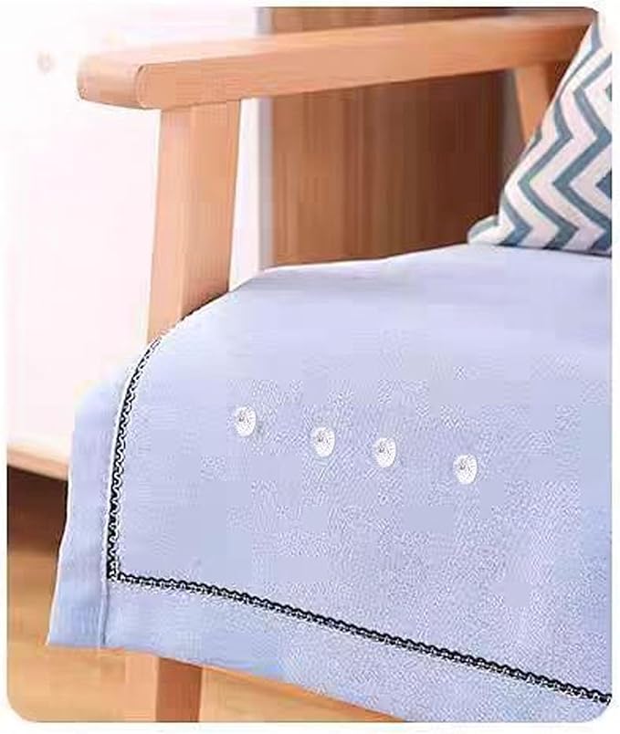 50Pcs Twist Pins with Clear Heads, Bedskirt Pins for Holds Bedskirts, Drapes, lipcovers and Other Fabric and Materials Securely in Place