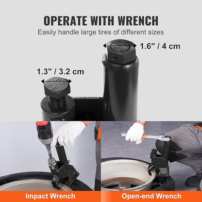 VEVOR Manual Tire Bead Breaker, 38"-42" Tires Changer Tool, Heavy-Duty Bead Breaking, Easy-Operated Tire Repair Tool for ATVsUTVs, Tractors, Trucks, Cars, Heavy Duty Tires