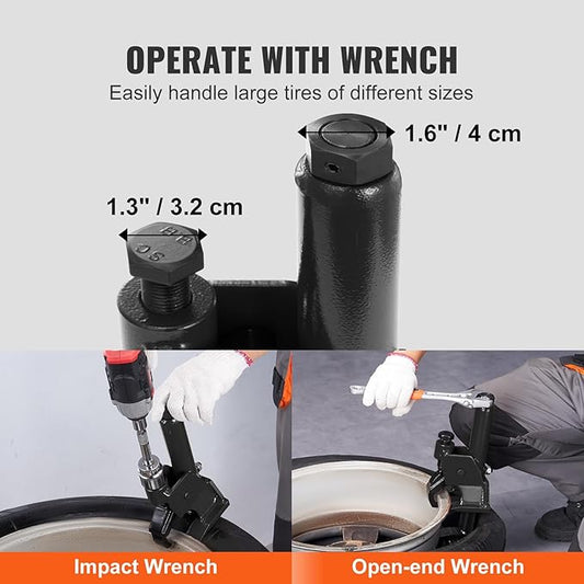 VEVOR Manual Tire Bead Breaker, 38"-42" Tires Changer Tool, Heavy-Duty Bead Breaking, Easy-Operated Tire Repair Tool for ATVsUTVs, Tractors, Trucks, Cars, Heavy Duty Tires