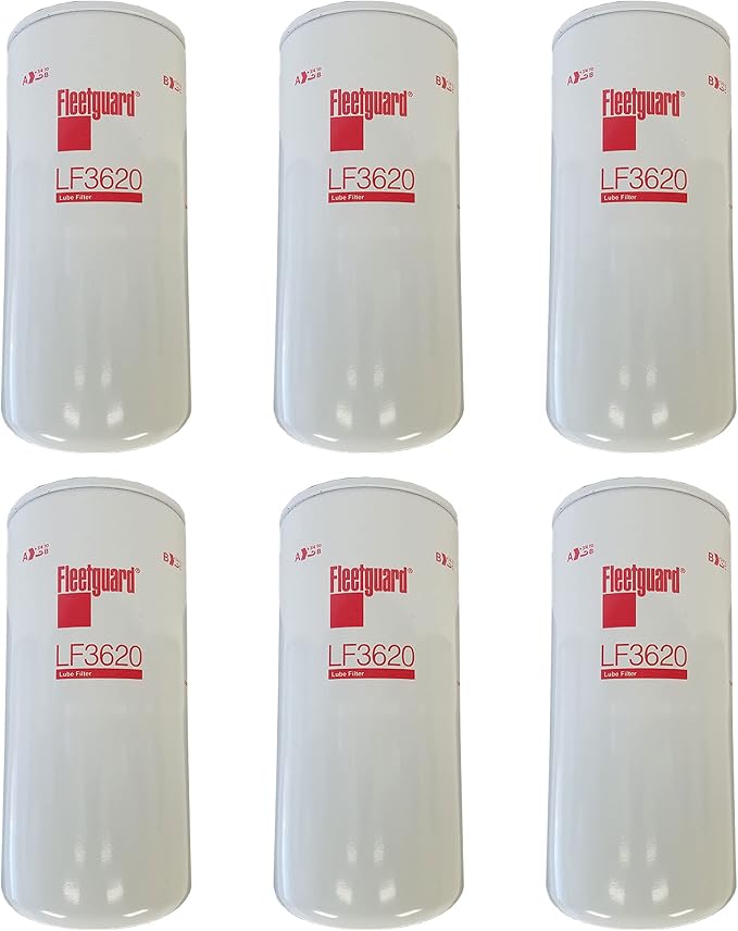Fleetguard LF3620 Lube Full-Flow Spin-On (Pack of 6)